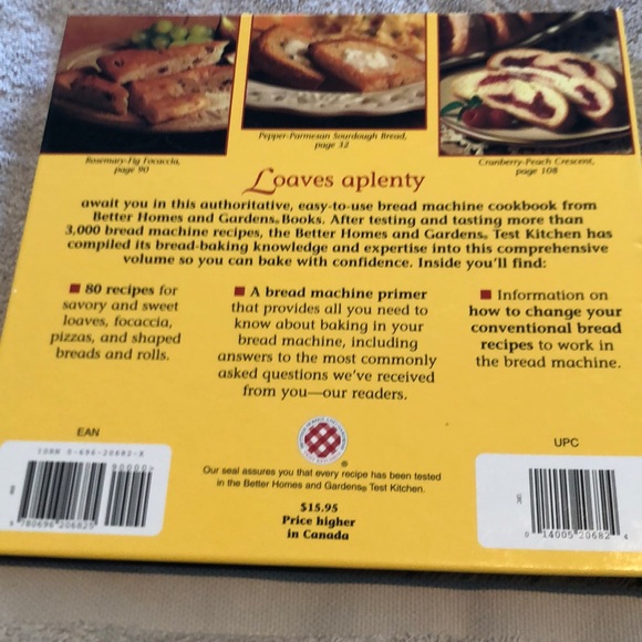 Better Homes and Garden Best Bread Machine Recipes - Picture 2 of 5